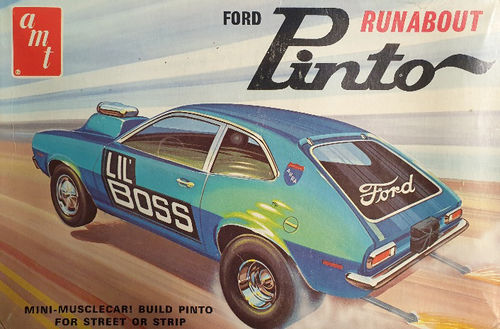 Ford Pinto Runabout 2in1 Stock,Drag.Sehr alter Bausatz Decals alt.