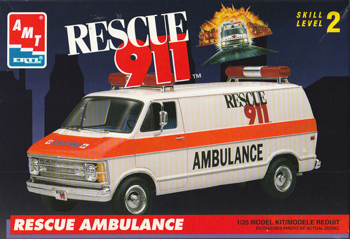 Rescue 911 Ambulance Chevy Van