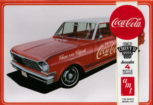 1963 Chevy II Nova Station Wagon Coka Cola mit Coka Cola Kisten o.Motor