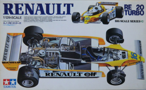 Renault RE 20 Turbo F1  1/12 Rarität