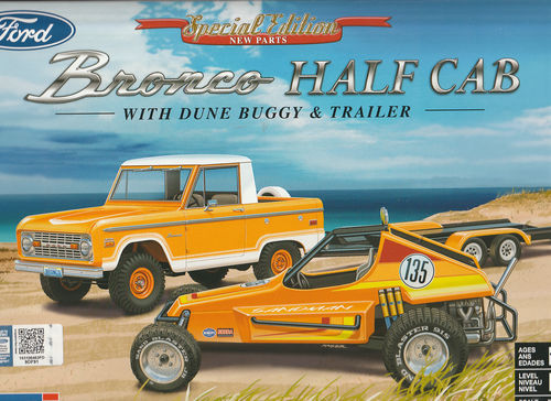 Ford Bronco Half Cab mit Dune Buggy und Trailer Special Edition New Tools