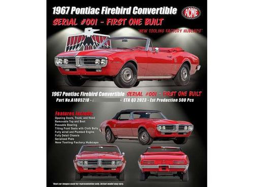 1967 Pontiac Firebird Convertible Serie 001