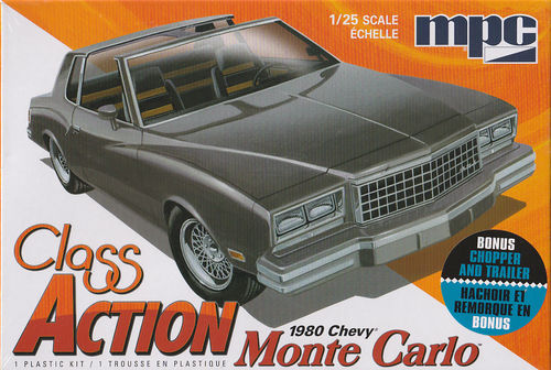 1980 Chevy Monte Carlo mit Custo Chopper und Trailer 2in1 Stock,Custom