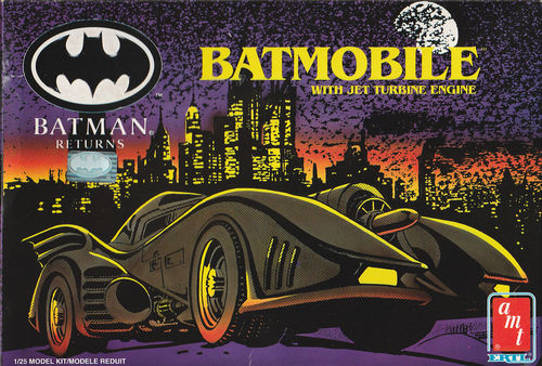Batmobile aus Batman Returns Original Bausatz von 1992 mit Jet Turbine Engine