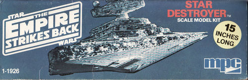 Star Wars Star Destroyer Original Bausatz von 1980 (380mm Lang)alter Bausatz