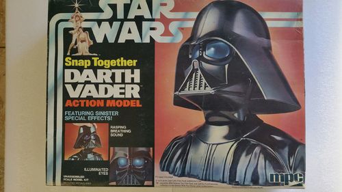 Star Wars Darth Vader Action Model Snap Kit Büste von Darth Vader Original Bausatz von 1978 Rarität