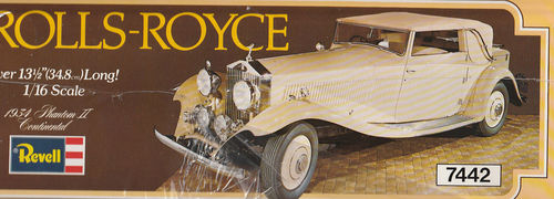 1934 Rolls-Royce Ohantom II Continental 1/16