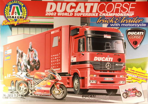 Corse 2002 World Superbike Campionship Tem Truck Kit und Die Cast Bike