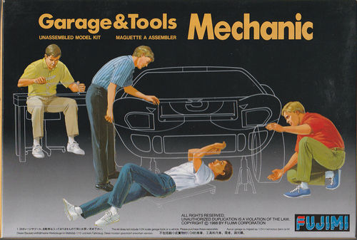 Garage & Tools Mechaniker Figuren Set 4 Stück