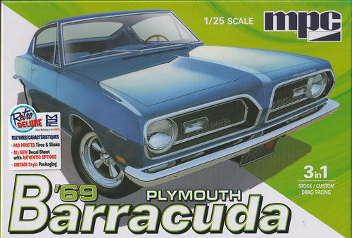 1969 Plymouth Baracuda 3in1 Stock,Custom,Drag.
