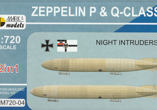 Zeppelin P&Q-Class L12 und L20 Doppel Bausatz 2 Modelle 225mm & 270mm
