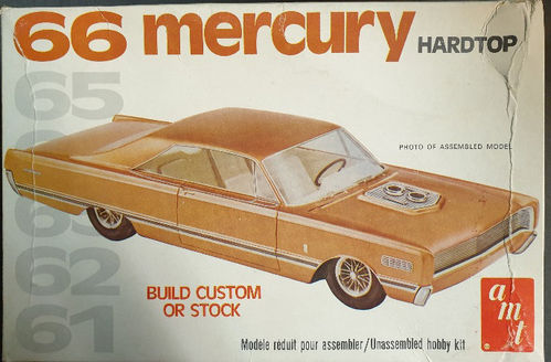 1966 Mercury Hard Top 2in1 Stock,Custom sehr alter Bausatz Decals alt.
