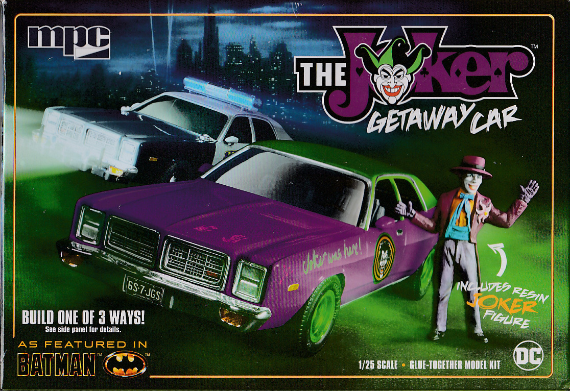 dodge monaco kit The Joker Getway Car mit Figur 4in4 Joker Car,Gotham City Police Car,4977  Dodge Monaco 4-Door Sedan