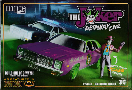 The Joker Getway Car mit Figur 3in1 Joker Car,Gotham City Police Car,1977 Dodge Monaco 4-Door Sedan