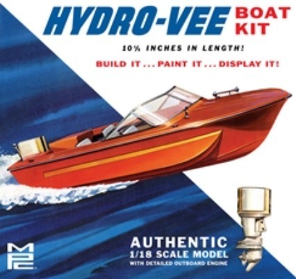 Hydro-Vee Boat Kit  1/18 26,7 cm Lang