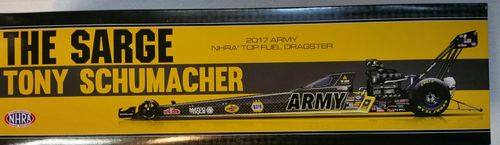 The SARGE Tony Schumacher 2017 ARMY Top Fuel Dragster