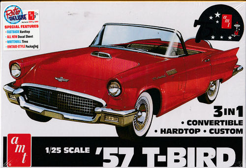 1957 Ford Thunderbird 3in1 Convertible,Hardtop,Custom.