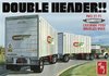 Double Header Tow 27 Feet Post Van Trailer
