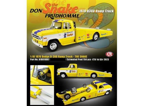 1970 Dodge D-300 Ramp Truck Don The ''Snake'' Prudhomme