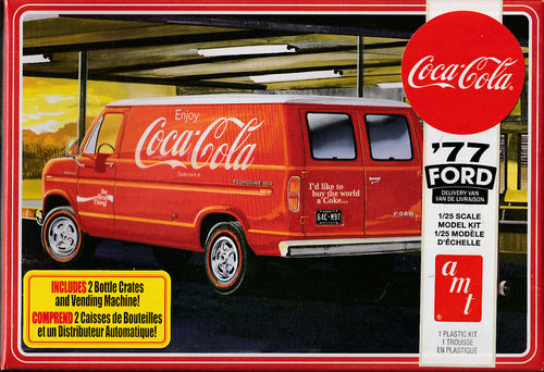 1977 Ford Delivery Van Coka Cola mit Diecast Cola Automat