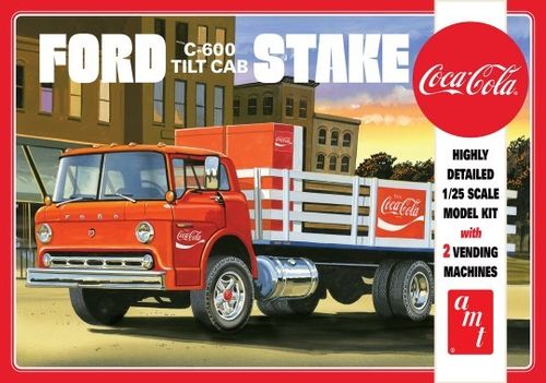 Ford C-600 Stake Truck mit 2 Koka Cola Diecast Cola Automaten