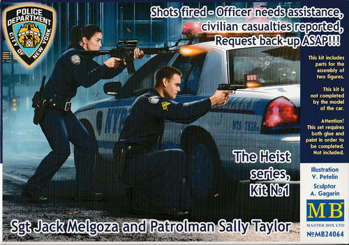 Sgt. Jack Melgoza und Patrolman Sally Taylor Police Figuren Set