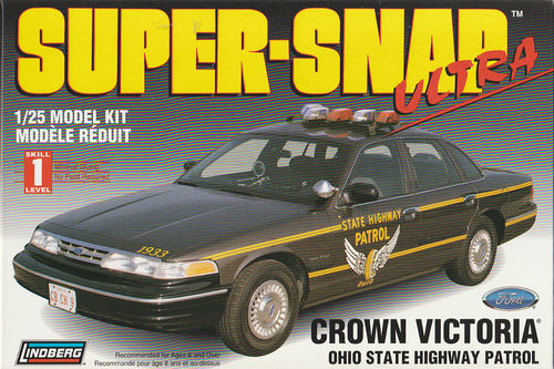 Ford Crow Victoria Highway Patrol Police Car Snap Kit