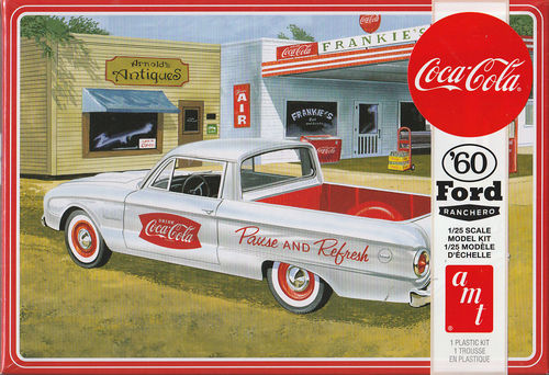 1960 Ford Ranchero ,,Coka Cola'' mit 2 Coka Cola Kasten und 2 Coka Cola Eisboxen