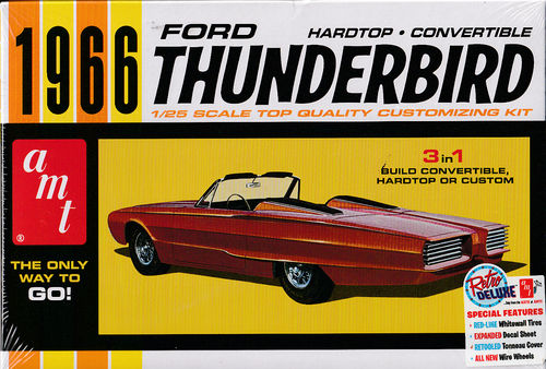 1966 Ford Thunderbird 3in1 Kit Hardtop,Convertible, Custom