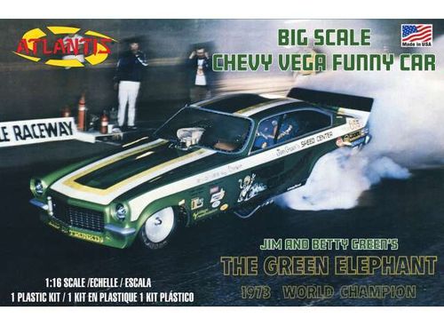 ''Green Elephant'' Chevy Vega Funny Car 1/16
