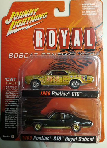 Royal Bobcat Pontiac GTO 1966/Drag1969 Pontiac GTO Street Doppelset