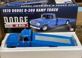 1970 Dodge D300 Ramp Truck blau Special Price !!!