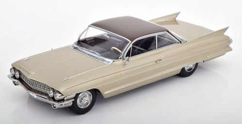 1961 Cadillac Coupe De Ville Serie 62 goldbraunmet 1/18 aus Metall