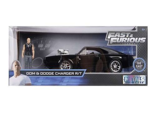 Dom's 1970 Dodge Charger R/T mit Dom Figur Fast & Furious ca.1/24