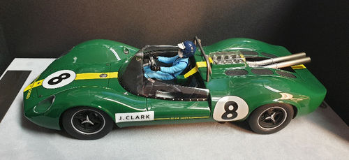 Lotus 40 1965 Brand Hatch Guards Trophc #8 Jim Clark mit Fahrer Figur Limitiert 1von 160