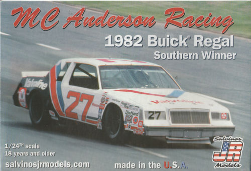 1982 Buick Regal #27 ''Valvline'' Southern Winner MC Anderson Racing