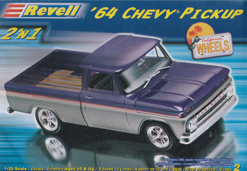 1964 Chevy Pickup 2in1 Stock,Custom. California Wheels Serie