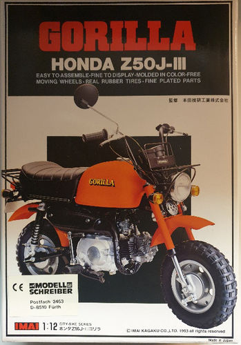 1/12 Honda Gorilla Z250 J-III Rarität