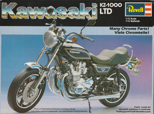 1/12 Kawasaki KZ-1000 LTD alter Bausatz von 1980