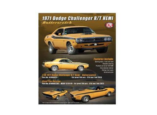 1971 Dodge Challenger R/T butterscotch