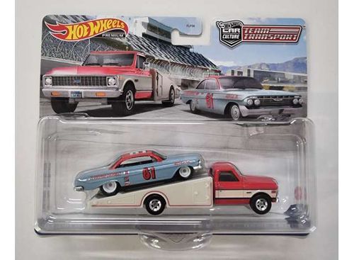 1961 Chevy Impala 1972 Chevy Ramp Truck Race Rig 1/64