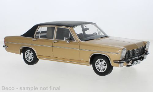 1972 Opel Diplomat B goldmet/mattschwarz 1/18