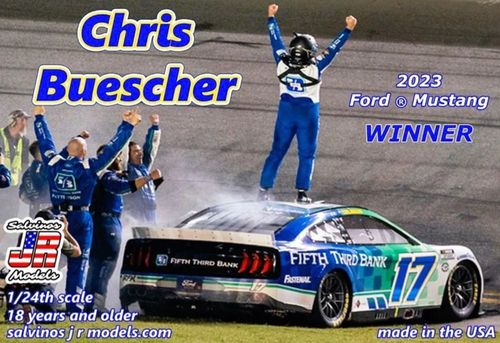 #17 Chris Buescher 2023 Ford Mustang Winner