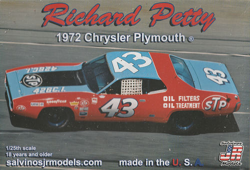 #43 Richard Petty 1972 Chrsler Plymouth NASCAR