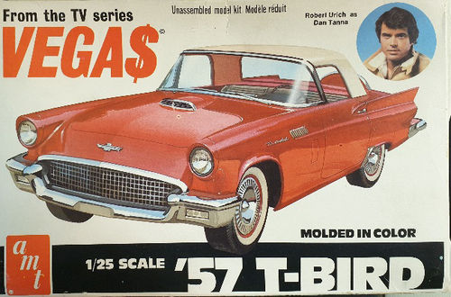 1957 Thunderbird TV Serie Vegas alter Bausatz von 1979